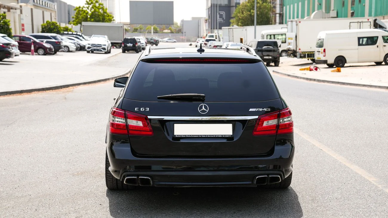 Back view of Mercedes-Benz E-Class (Luxury Sedan)