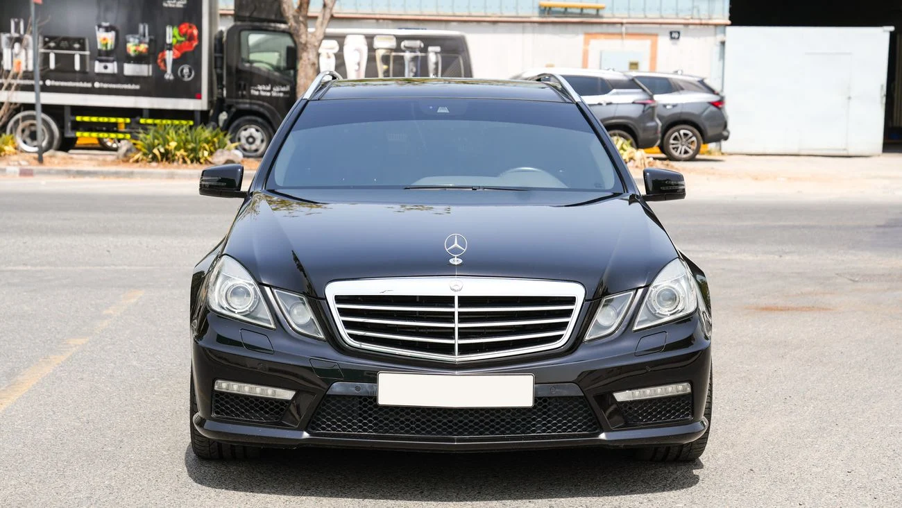 Front view of Mercedes-Benz E-Class (Luxury Sedan)