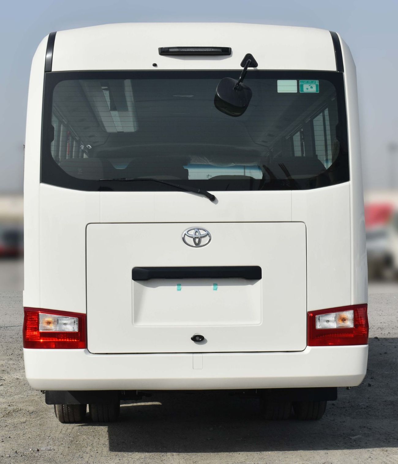 Back view of Coaster Bus (Bus)