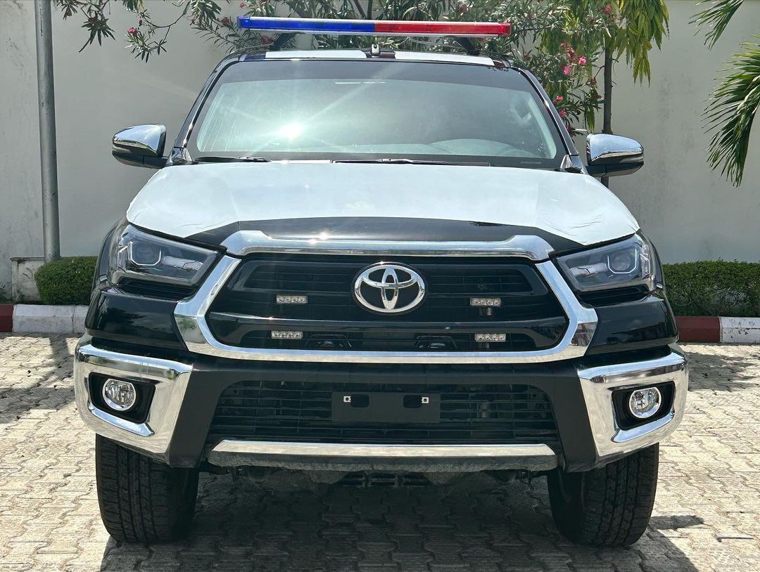 Front view of Toyota Hilux OP (Luxury SUV)